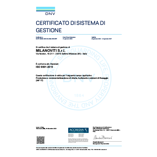Certificazione ISO 9001